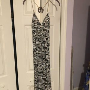Zebra print maxi